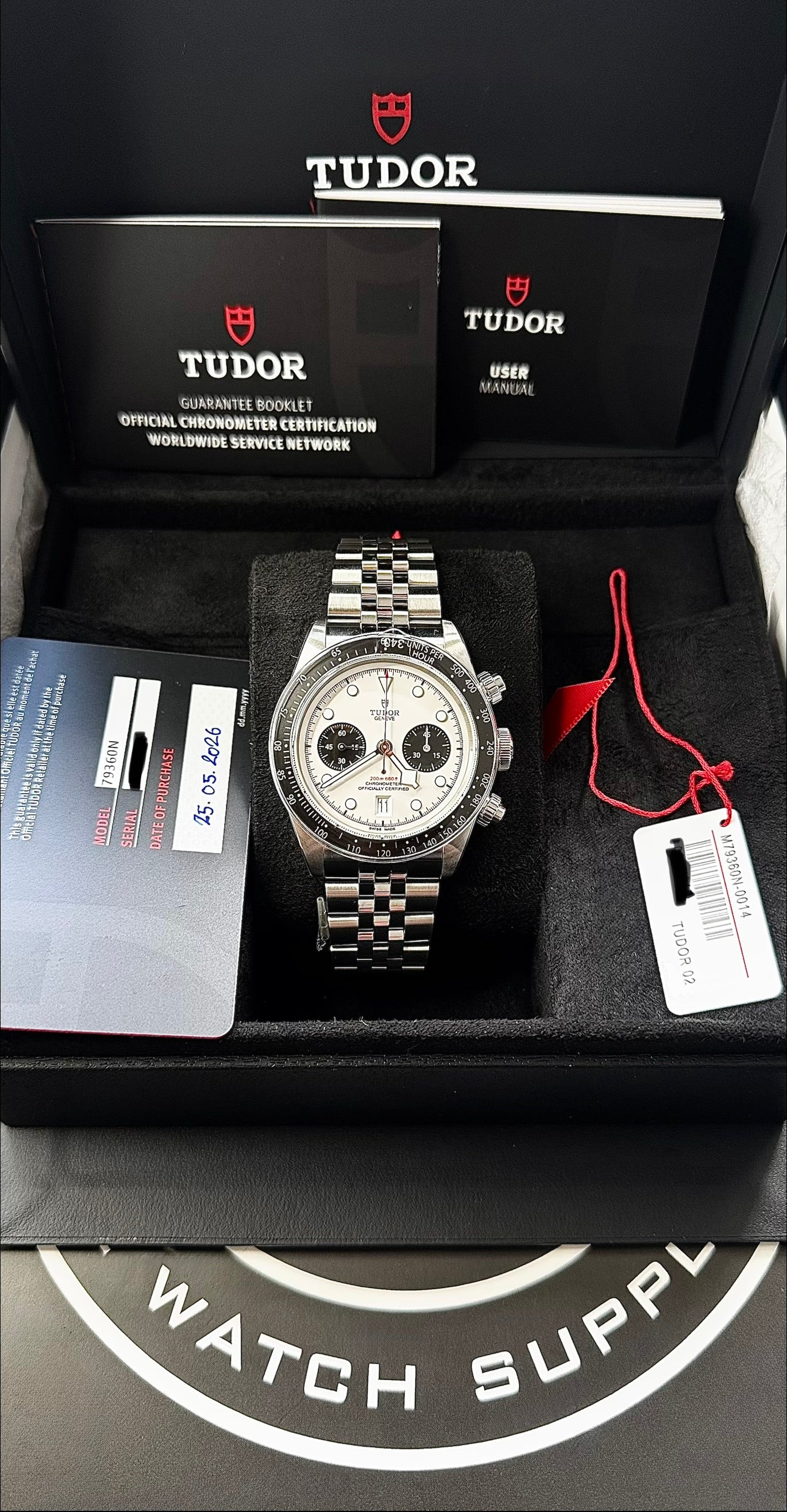 Tudor black bay chronograph “Panda”