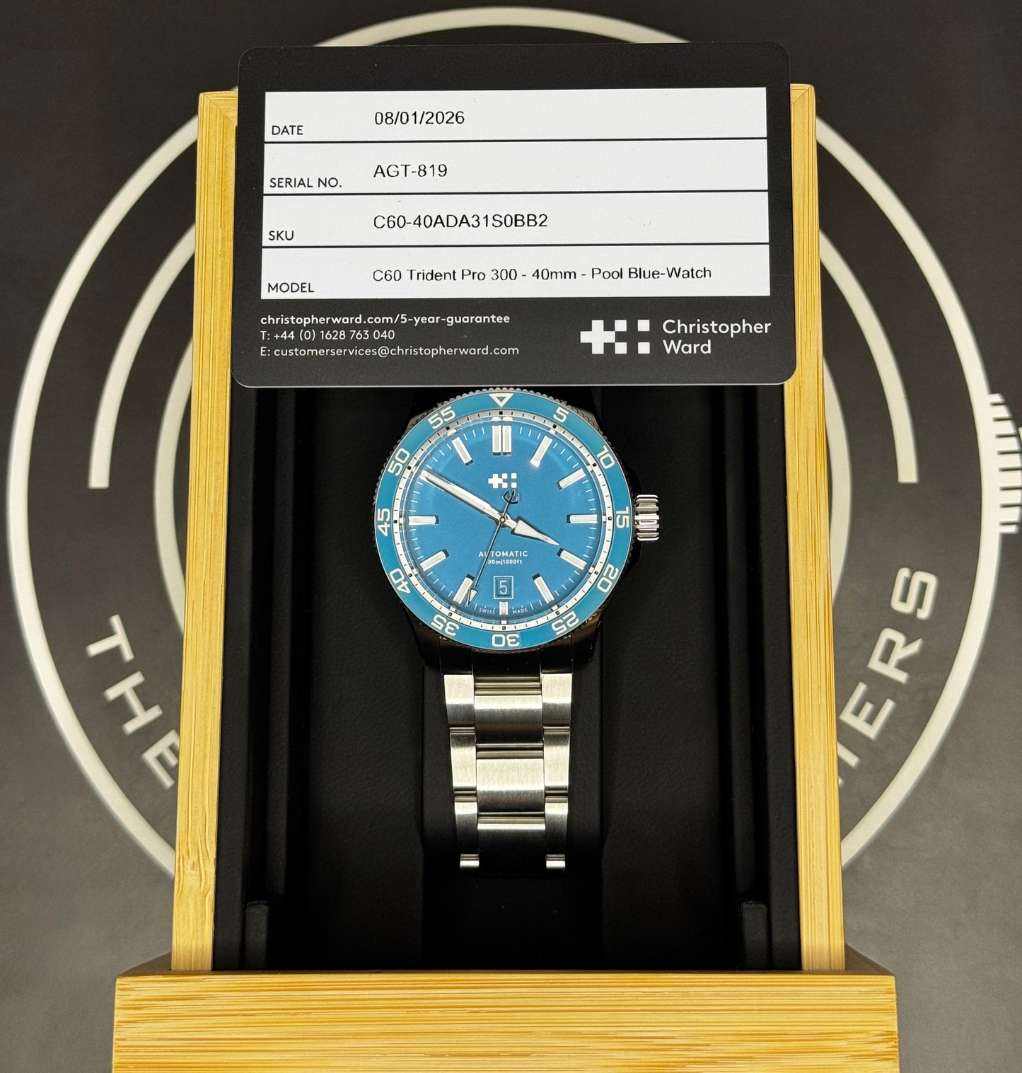 Christopher Ward C60 Trident pro 300
